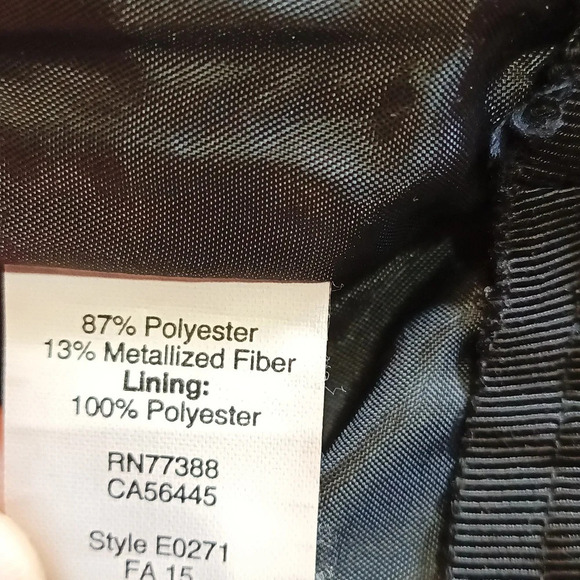 J. Crew jacquard floral metallic purple red pleated glamorous bold mini 2 - Picture 8 of 8